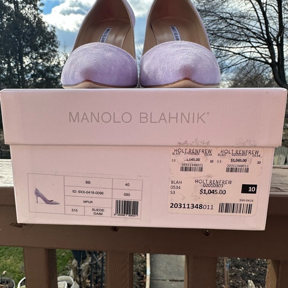 ✨HOST PICK✨ *NEW* MANOLO BLAHNIK BB HEELS (IT 40) - Picture 9 of 9